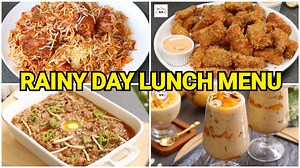 8.5K views · 185 reactions | Rainy Day Special Lunch / Dinner Menu by (YES I CAN COOK) Subscribe my YouTube channel to find organized playlists for your favorite recipes. https://www.youtube.com/channel/UCQYEUlU9k9iqyPLh31ZMUdQ | Yes I can cook | Facebook