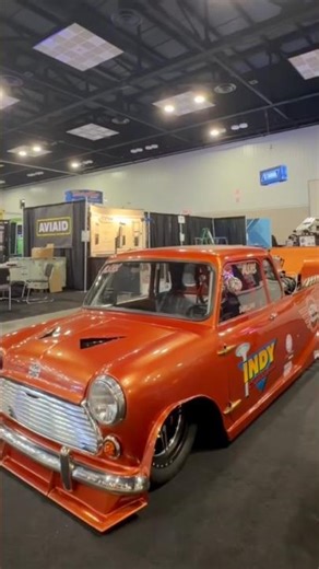 This Mini drag racer is one of those cars that just makes you go. #minicooper #dragcar #classiccar