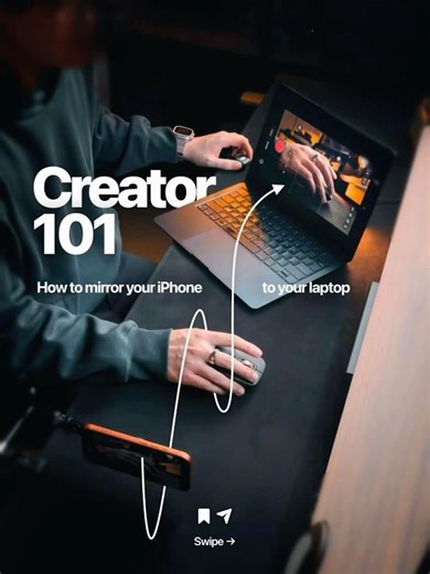 How to mirror your iPhone to your laptop #shorts