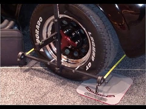 How To Align Your Car at Home. Portable Alignment System from Eastwood.