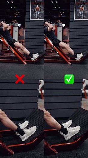 2.5K views · 73 reactions | Hack squat mistakes! Here is a video showing the wrong way vs the right way of performing the hack squats. ❌ 1) Not hitting the proper depth. ❌ 2) Heels lifting up at the bottom. ✅ 1) Hitting the proper depth. ✅ 2) Heels staying in contact with the pad. —— ❗️SAVE THESE TIPS FOR FUTURE REFERENCE❗️ —— . . . . #gymtips #hacksquat #hacksquats #squats #squat #legday #fitness #gym #exercise #workout | Dynamite Fitness | Facebook