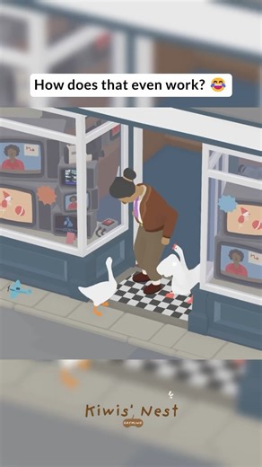 We're on TV 😎 #untitledgoosegame #swag #superstar #silly #goose