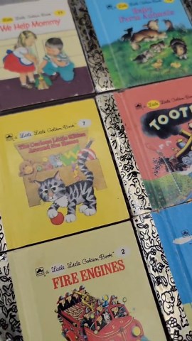Vintage Little Little Golden Books Lot of 12 Miniature Books Numbers 1-4 6-12 and 40 - Etsy