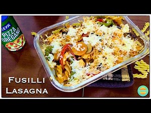 Fusilli Lasagna | Indo-Italian Fusion Recipe | 1st Time on YouTube | SunnySideUp