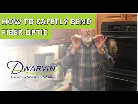 How to Create a Permanent Bend In Your Fiber Optics - HO Layout and other scales