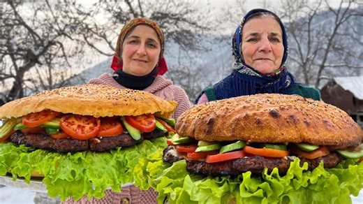 Old-Fashioned Beef Burger That Delighted the Whole Family