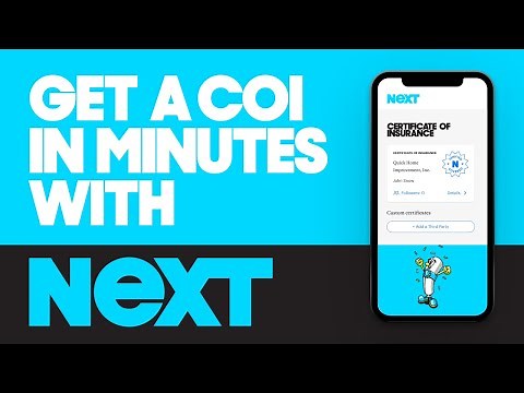 How to get a certificate of insurance (COI) with ERGO NEXT Insurance