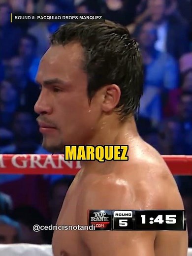 Pacquiao Was Winning. Then 1 Second Left in Round 6.