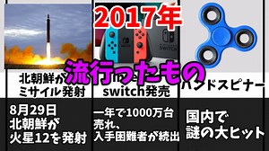 2017年に流行ったものをまとめてみた
