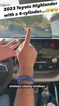 Bye bye V6... 😰 2023 Toyota Highlander Turbo I-4! Worth the $$? #shorts #carconfections