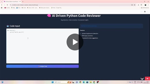 #python #ai #machinelearning #streamlit #infosysspringboard #codereview #datascience | SASWATA SARKAR