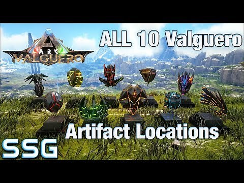 ARK All 10 Valguero Artifact Locations SEESHELLGAMING