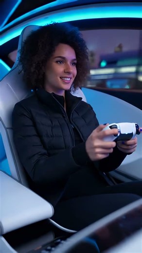 This Car Drives Itself While You Play PS5
