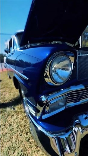 1956 Chevrolet 210 Coupe, 383 Stroker #chevy #210 #383stroker #classiccars #carshow #carshorts