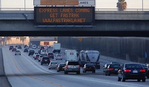FasTrak Express Lanes on I-10 Freeway to Debut Feb. 23