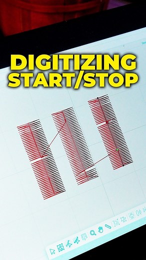 11K views · 82 reactions | These are called start/stop(end) points.淋✅ You're telling the program where to begin and end stitching. When you have multiple shapes, it helps to connect them all properly for fluid stitching without any jumps or trims! Learn more about it on our 101 FREE cheat sheet, link in comments 瑱#machineembroidery #embroidery #embroideryart #embroideryhoop #sewing #digitizing #digitizingembroidery | Embroidery Legacy | Facebook
