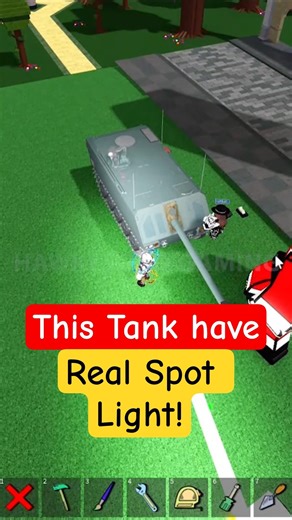 Roblox Build a Boat for Treasure Tank have real search light or spot light ?! #babft #roblox