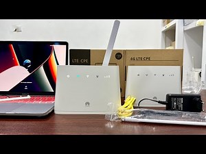 Huawei B311 Universal 4G Router Unboxing, Connecting and Setup.