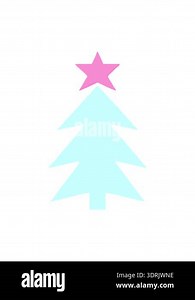 pixelize effect animation of flat symbol of a christmas tree icon