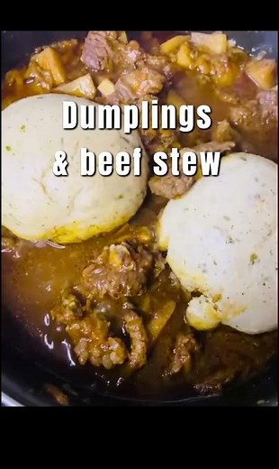 Fluffy Dumplings & Tender Beef Stew | Easy Comfort Food Recipe