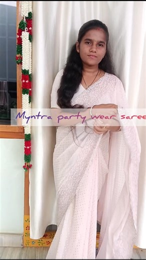 😍😍 Beautiful saree is from @Myntra #low budget lo 🥰 party' wear saree