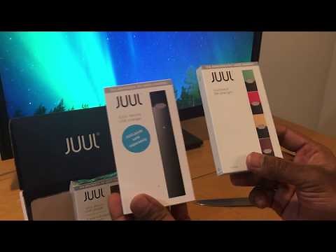 JUUL Starter Kit Unboxing Setup and First Impression