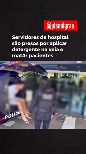 Palmeiras Mil Grau on Instagram: "Três técnicos de enfermagem, de 22, 24 e 28 anos, foram presos suspeitos de praticar homicídi0s em série contra pacientes do Hospital Anchieta, em Taguatinga, no Distrito Federal. Os crimes, conforme a Polícia Civil (PC), foram praticados em novembro e dezembro de 2025. Em nota divulgada à imprensa, o hospital informou que denunciou o caso. Até o momento, a corporação identificou três vítimas: uma professora aposentada, de 75 anos, moradora de Taguati