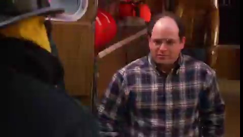 What looked like pushing, what looked like knocking down, was a safety precaution. / S05E20 The Fire #Seinfeld #Seinfeldism