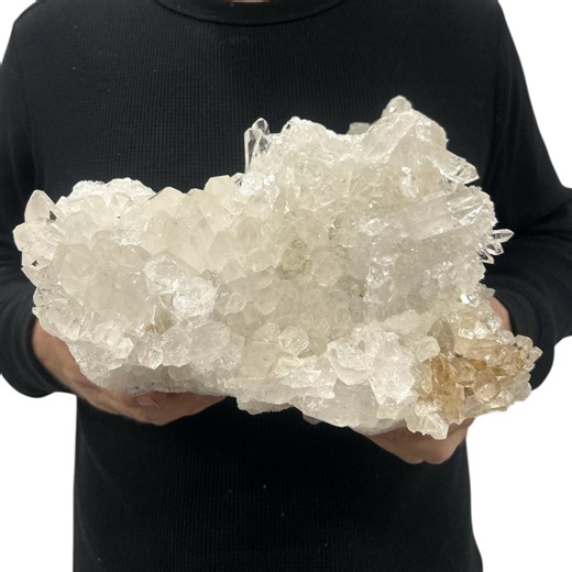 Huge Natural Quartz Cluster - Beautiful Clear Point Crystals 11.5” 14.05 Lbs - Etsy