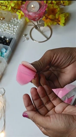 “How to Make Organza Flower Earrings at Home – DIY Tutorial” 🌸✨