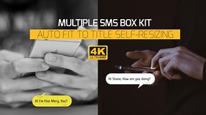 Multiple SMS Box Kit - After Effects Templates | Motion Array