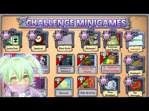 Plants vs Zombies DLC Better Expansion Mod: Minigames/Challenge in Hard Mode (APRIL FOOLS)