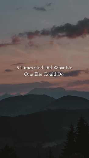 All through history, God has shown that nothing is too hard for Him. When the odds were stacked, He made a way. When people said it was impossible, He proved otherwise. The same God who moved back then is still moving today. No challenge is too big. No situation is too far gone. If you’re facing something heavy, hold on—God’s power is greater than whatever stands against you. | Saved by His Grace