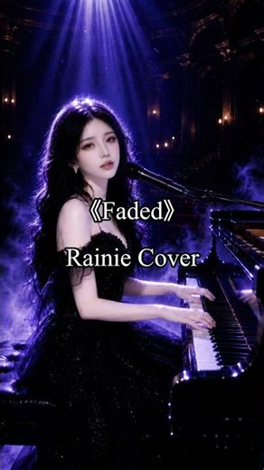 Alan Walker’s “Faded” reimagined as a dark piano ballad | Rainie Cover#faded #alanwalker