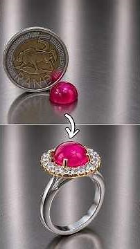 Ruby Coin Ring Making! Transform a Coin Into a Stunning Ring | Handmade Jewellery
