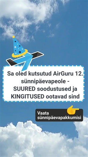 😏 Usu meid, sa ei taha, et sulle räägitaks, millistest pakkumistest sa ilma jäid | AirGuru
