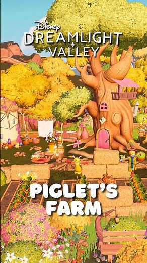 Piglet's Braveheart Grove Build HONEYGLOW WOODS | Disney Dreamlight Valley Decorating 🍂