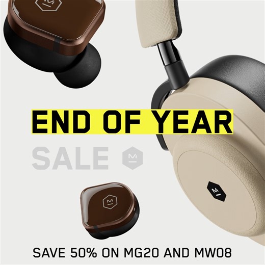 Enter the new year with new sound tools. From now until 1/2/24, save 50% on the MG20 Gaming Headphones and MW08 True Wireless Earphones: masterdynamic.com | Master & Dynamic | Facebook