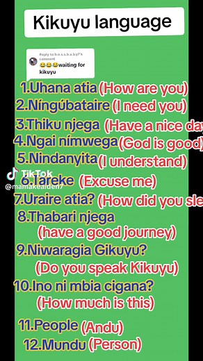 Learn Kikuyu Language Online: Funny & Engaging Lessons
