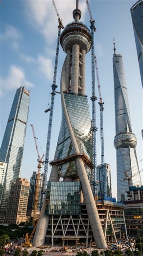 Construction of Sanghai tower #construction #sanghai