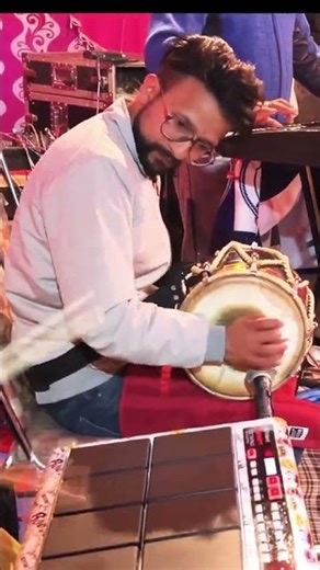 Fast #dholak Playing By @AnujLodhi Live Jagran Dholak #shorts Bajana Sikhe