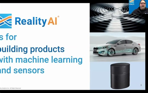 Building products using TinyML on Arm MCUs Reality AI