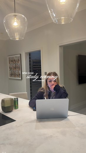 Night Time Study Vlog for Productivity and Focus