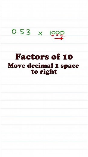 Can You Multiply Decimals by 1000 in Without a Calculator?