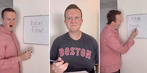 Comedian's 'English lessons' highlight the absurdity of English spelling and pronunciation