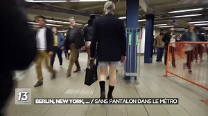 'No pants subway ride': quand des passagers du métro se promènent en sous-vêtements - RTBF Actus