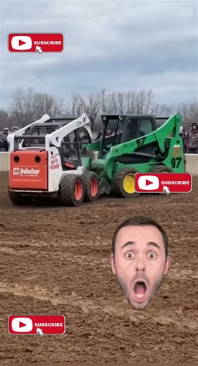 Skid Loader Derby Gone Wild! Crashes, Sparks, and Total Madness