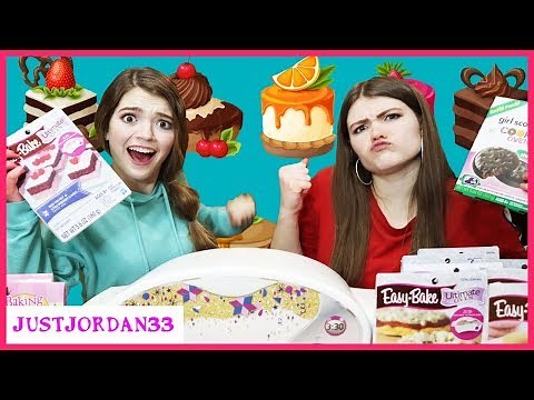 Audj & Jo Baking Show! Mini Cake Challenge / JustJordan33