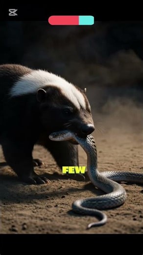 Eats venom for breakfast. 🦡 #shorts