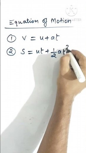 equation of Motion class 9|| derivation of equations of motion class 9||equation of Motion class 9
